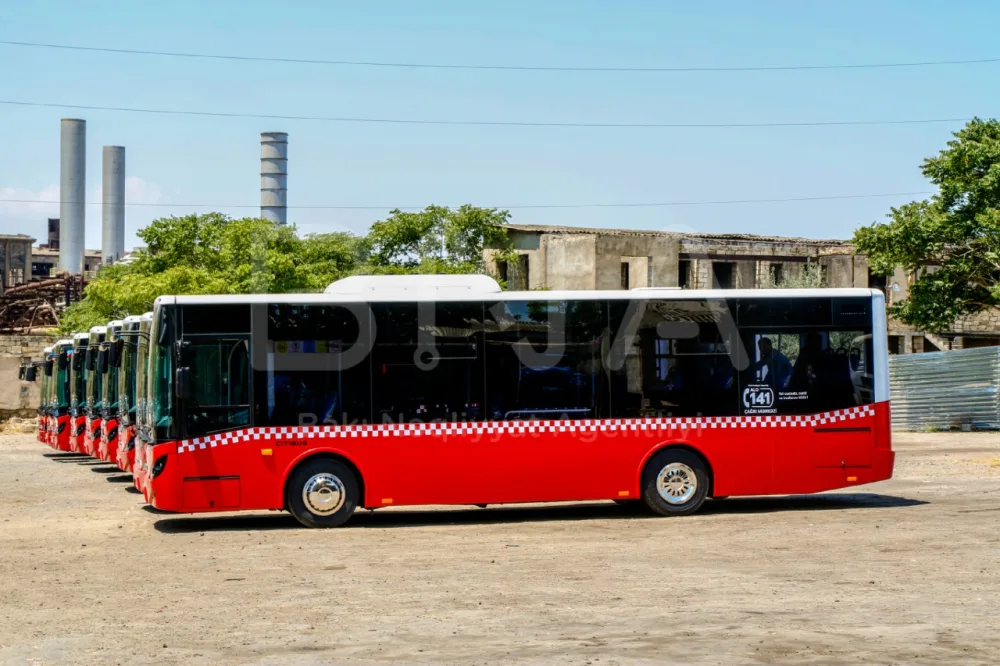 46 nömrəli marşrut "BAKUBUS" OLDU - FOTOLAR