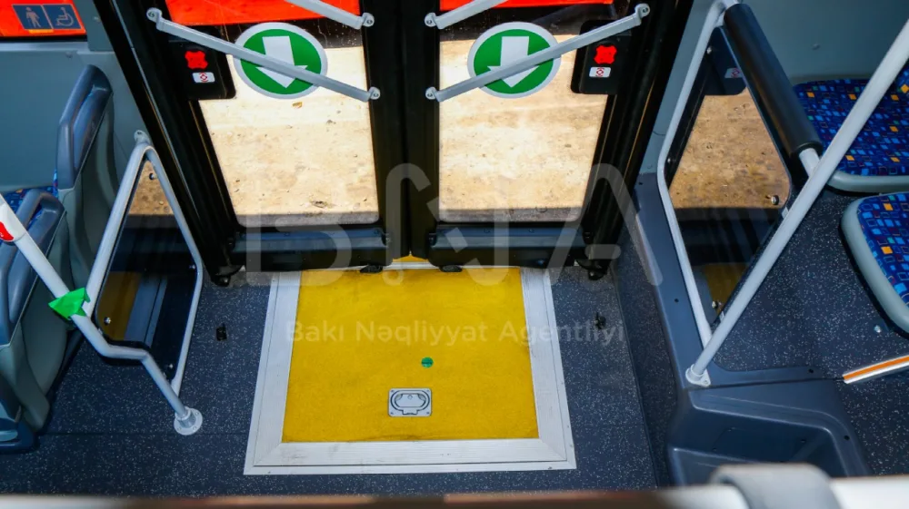 46 nömrəli marşrut "BAKUBUS" OLDU - FOTOLAR