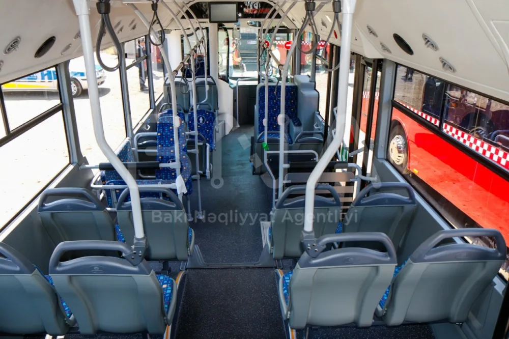 46 nömrəli marşrut "BAKUBUS" OLDU - FOTOLAR