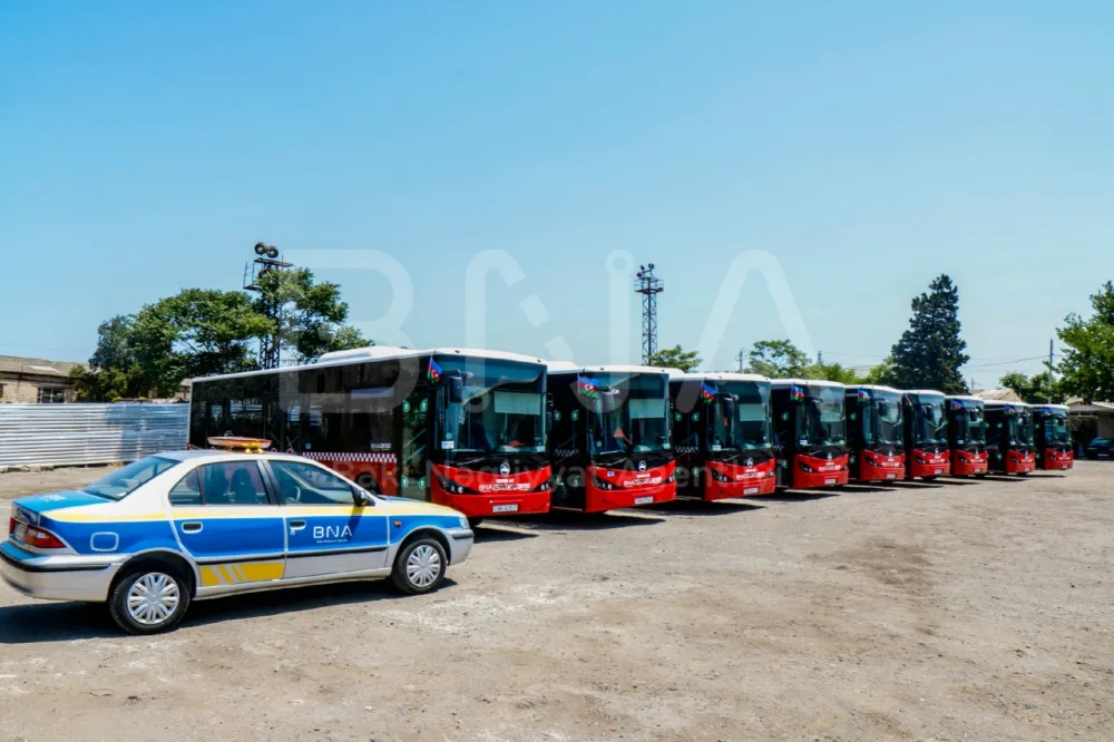 46 nömrəli marşrut "BAKUBUS" OLDU - FOTOLAR