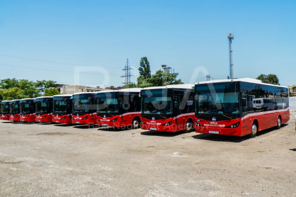 46 nömrəli marşrut "BAKUBUS" OLDU - FOTOLAR
