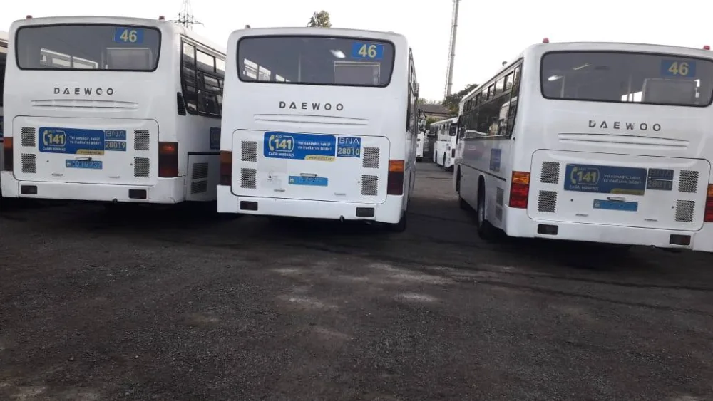 46 nömrəli marşrut "BAKUBUS" OLDU - FOTOLAR