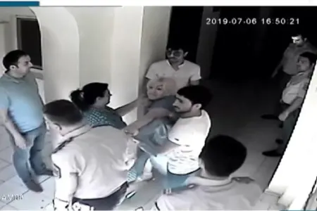 Şəhid xanımının bölməyə hücumunun görüntüsü YAYILDI - VİDEO