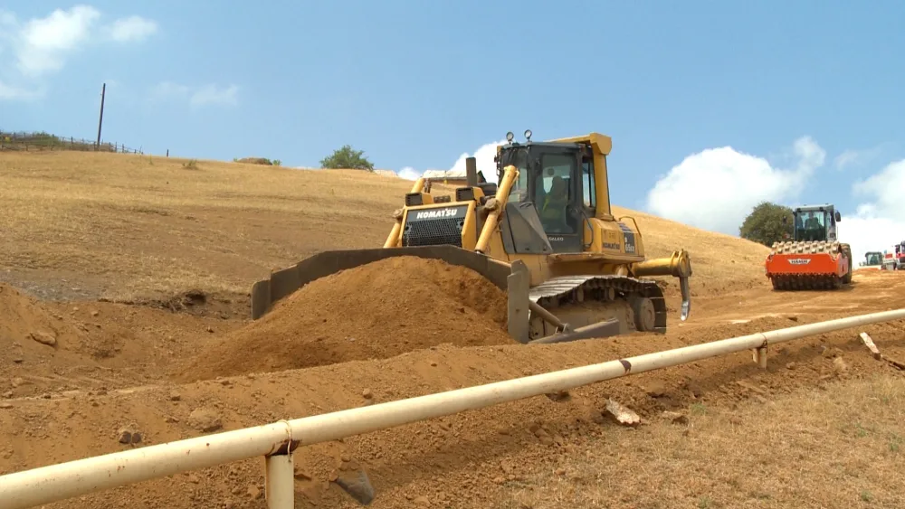 Lerik--Zərdəbərə avtomobil yolu yenidən qurulur - FOTOLAR