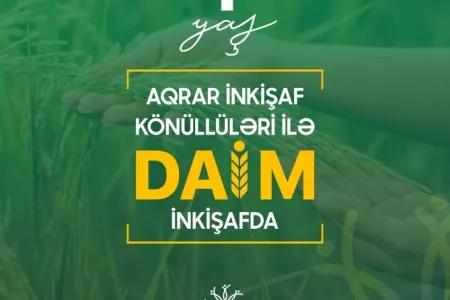 “Aqrar İnkişaf Könüllüləri” 1 yaşını qeyd edir