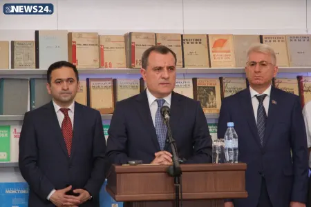 "Azərbaycan məktəbi" xalq maarifinin inkişafında müstəsna yer tutub" - Ceyhun Bayramov - FOTOLAR