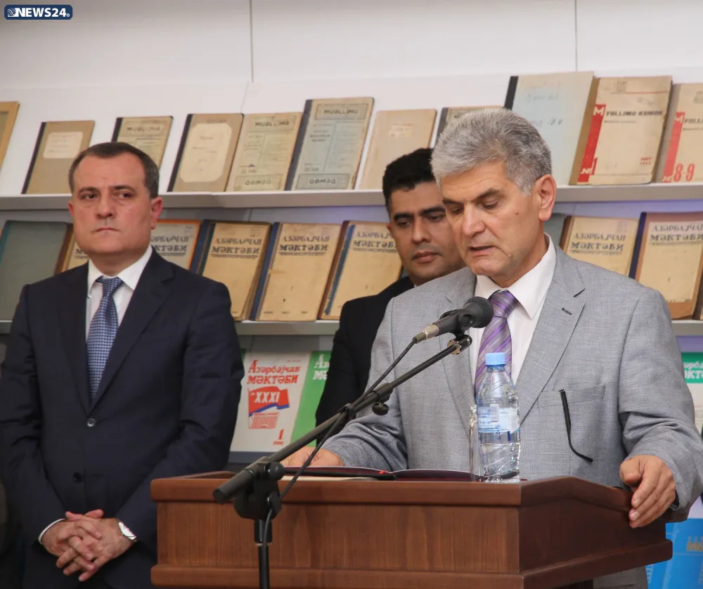"Azərbaycan məktəbi" xalq maarifinin inkişafında müstəsna yer tutub" - Ceyhun Bayramov - FOTOLAR