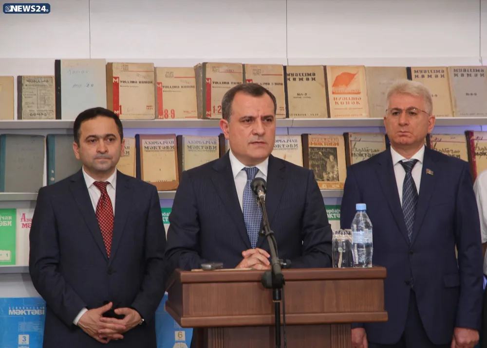"Azərbaycan məktəbi" xalq maarifinin inkişafında müstəsna yer tutub" - Ceyhun Bayramov - FOTOLAR
