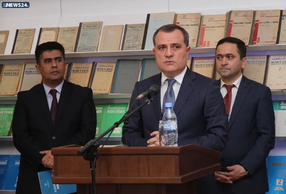 "Azərbaycan məktəbi" xalq maarifinin inkişafında müstəsna yer tutub" - Ceyhun Bayramov - FOTOLAR