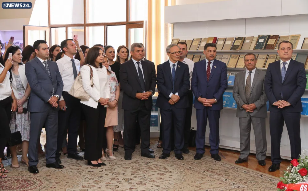 "Azərbaycan məktəbi" xalq maarifinin inkişafında müstəsna yer tutub" - Ceyhun Bayramov - FOTOLAR