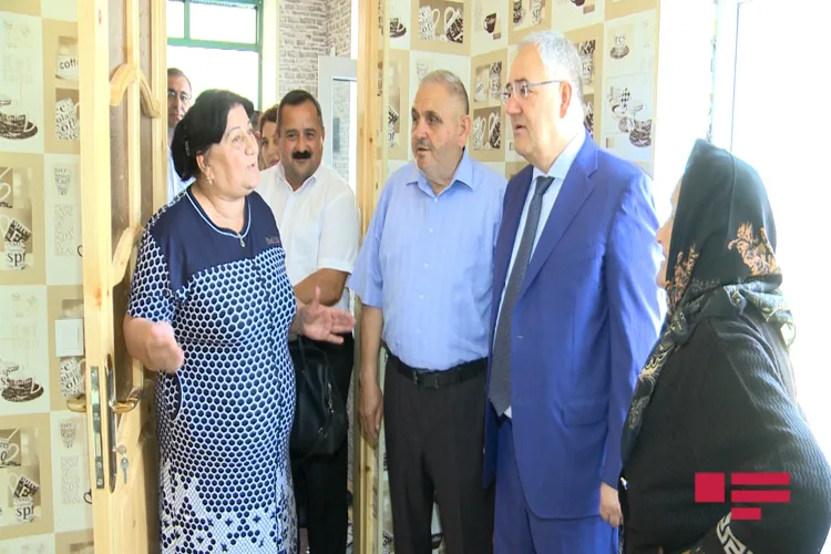 Heydər Əliyev Fondunun Ağdamda şəhid ailəsi üçün tikdiyi ev istifadəyə verilib