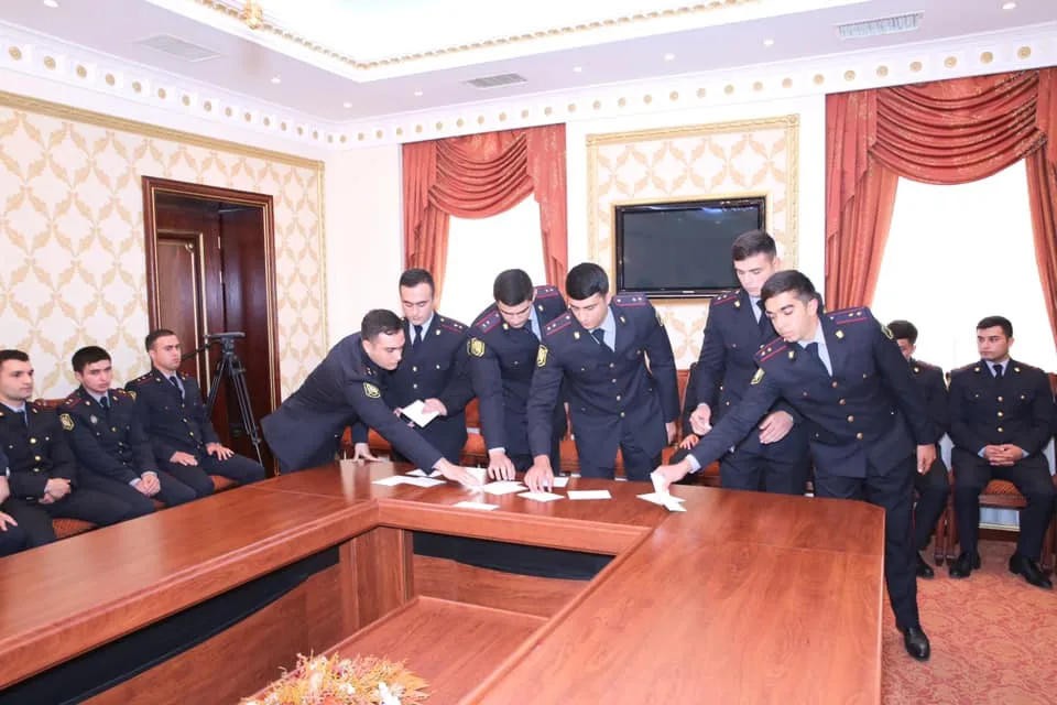 Vilayət Eyvazov 41 nəfəri polisdə vəzifəyə təyin etdi - FOTO