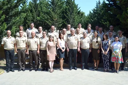 Hərbi Akademiyada buraxılış mərasimi - FOTO