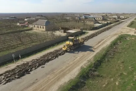 Salyan-Şirvan avtomobil yolunun yenidən qurulması - YEKUNLAŞIR
