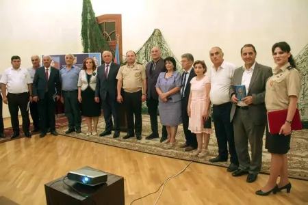 Aprel şəhidi kapitan Mühüd Orucovun anım mərasimi keçirildi - FOTO