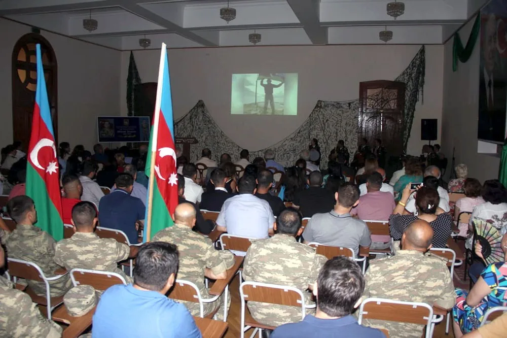 Aprel şəhidi kapitan Mühüd Orucovun anım mərasimi keçirildi - FOTO