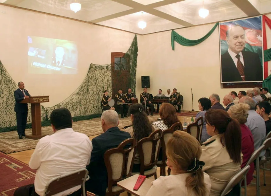 Aprel şəhidi kapitan Mühüd Orucovun anım mərasimi keçirildi - FOTO