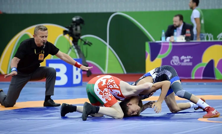 Avropa Gənclər Yay Olimpiya Festivalında güləşçilərimiz ilk qarşılaşmaları - uğurla başa vurublar