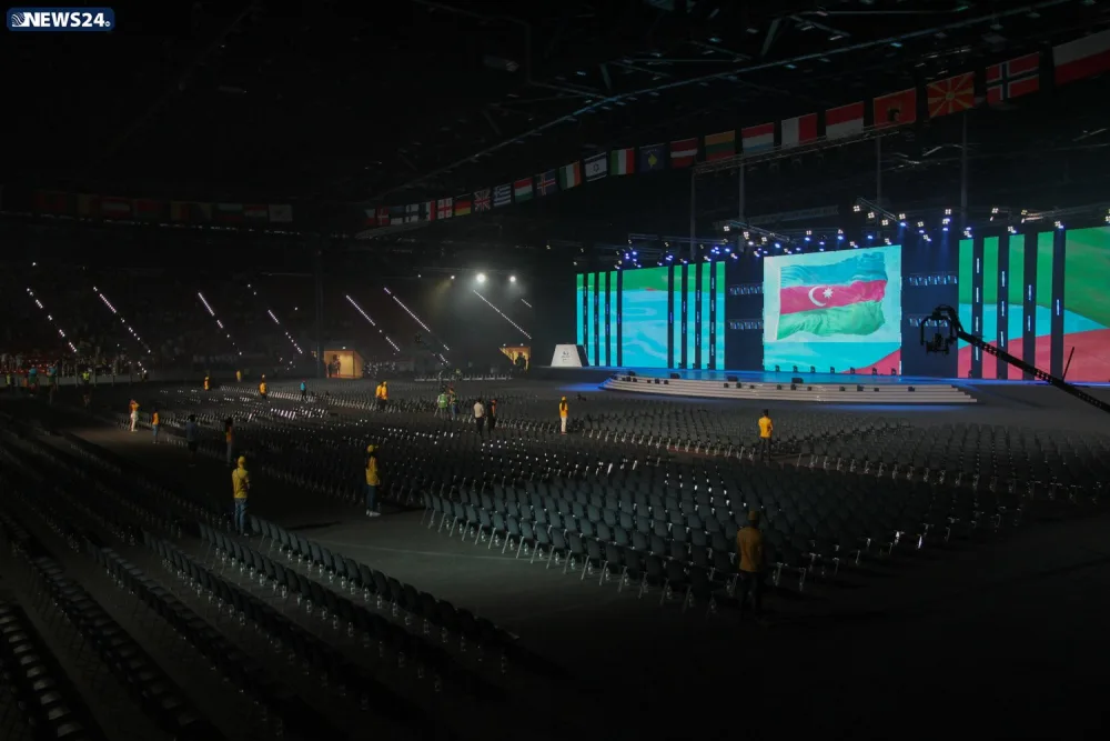 XV Avropa Gənclər Yay Olimpiya Festivalının təntənəli açılış mərasimi keçirilib