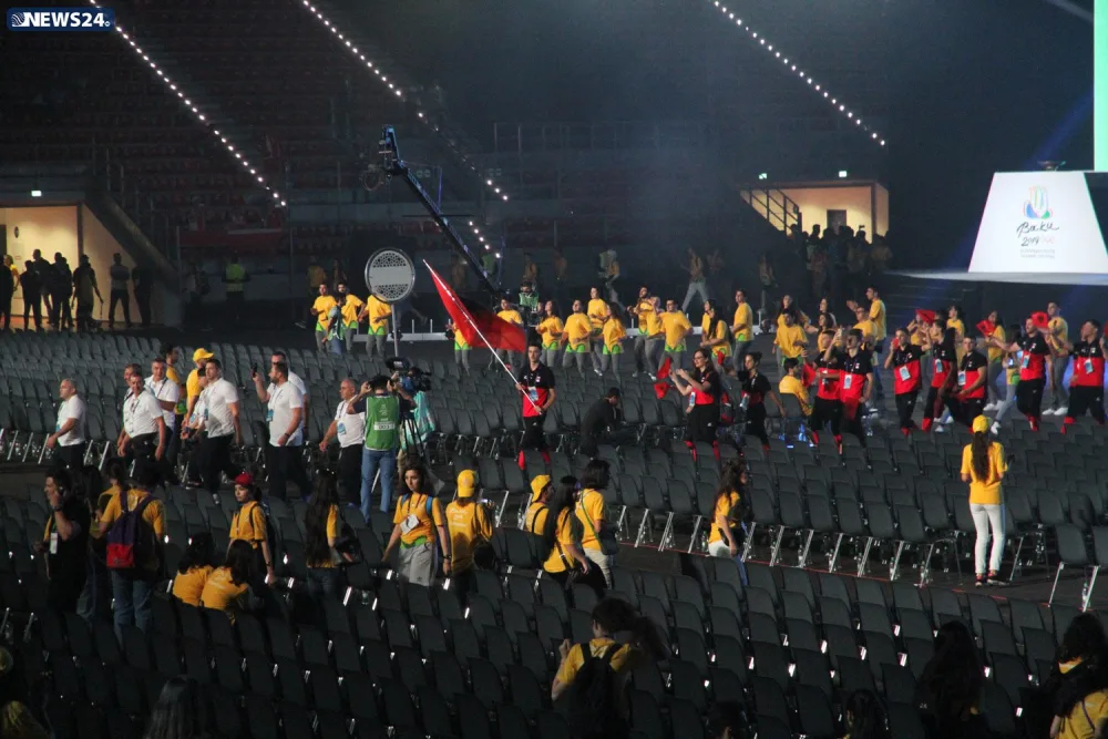 XV Avropa Gənclər Yay Olimpiya Festivalının təntənəli açılış mərasimi keçirilib