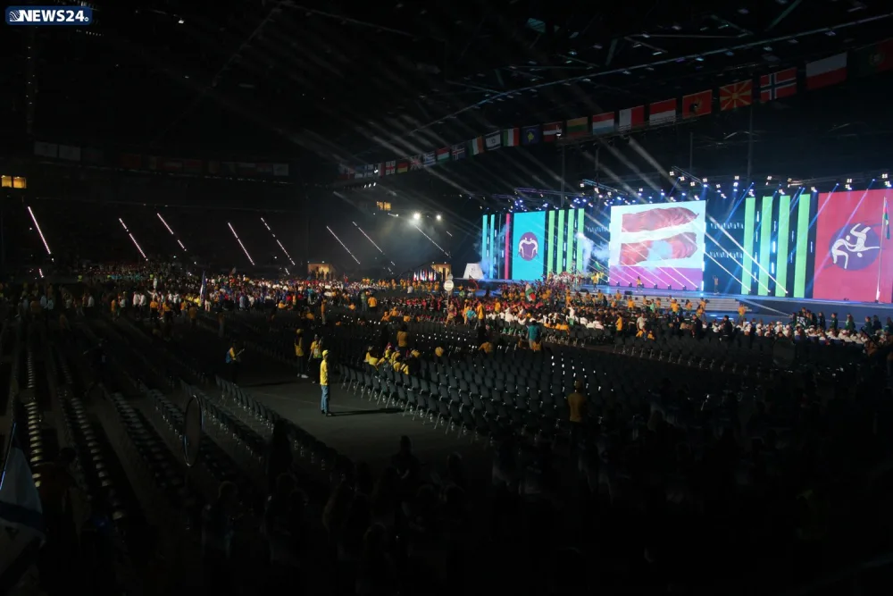 XV Avropa Gənclər Yay Olimpiya Festivalının təntənəli açılış mərasimi keçirilib