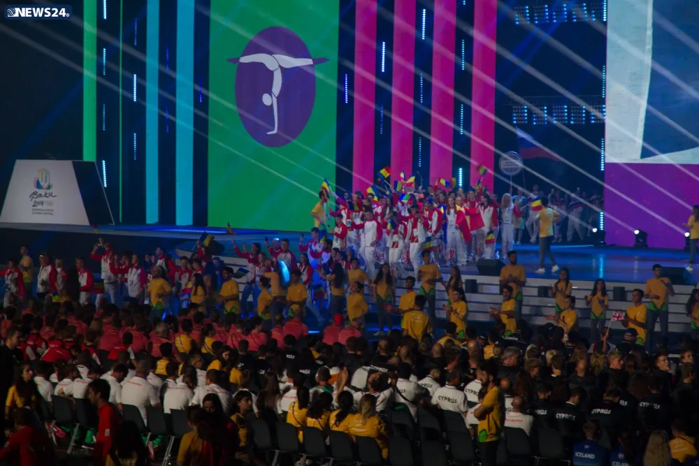 XV Avropa Gənclər Yay Olimpiya Festivalının təntənəli açılış mərasimi keçirilib