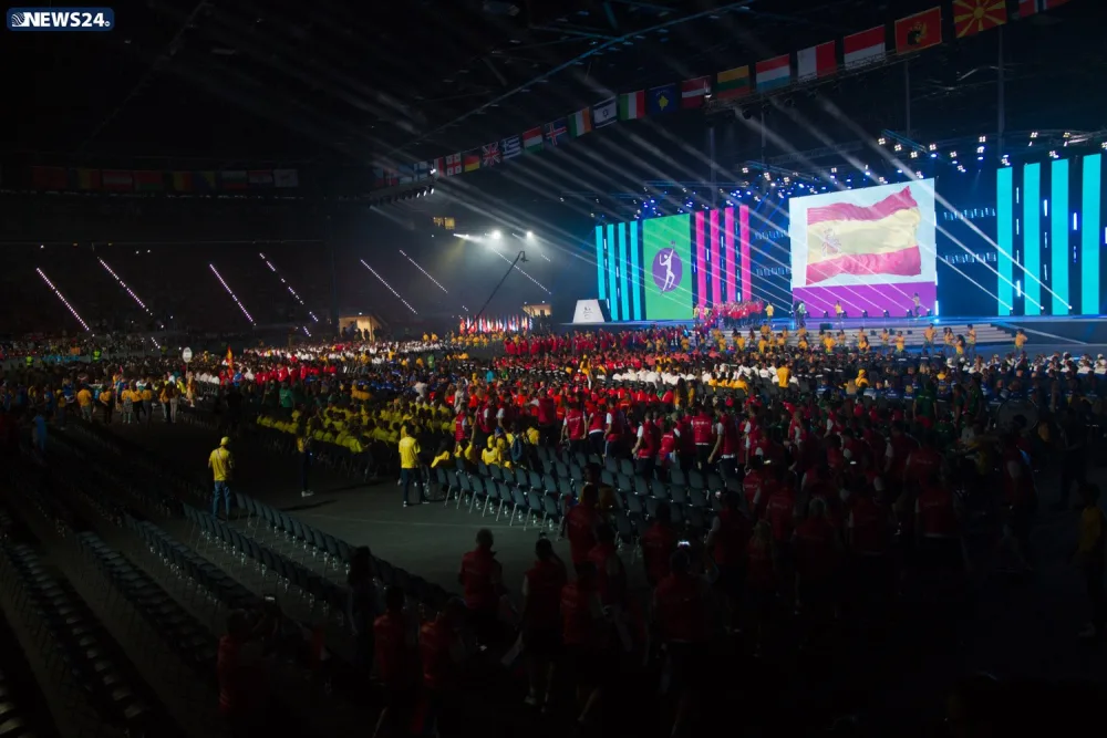 XV Avropa Gənclər Yay Olimpiya Festivalının təntənəli açılış mərasimi keçirilib