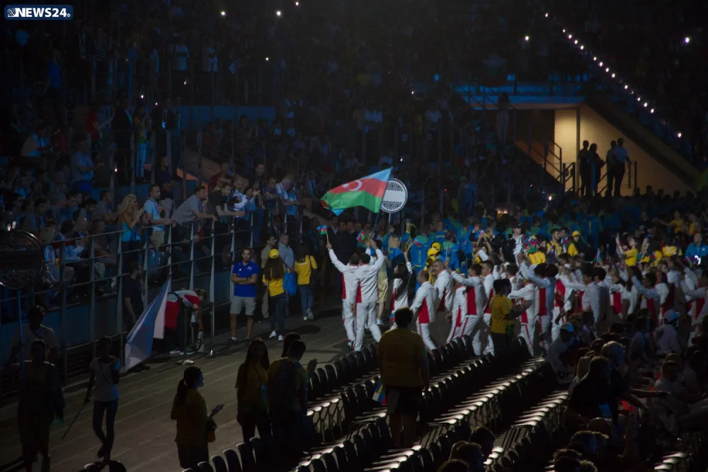 XV Avropa Gənclər Yay Olimpiya Festivalının təntənəli açılış mərasimi keçirilib