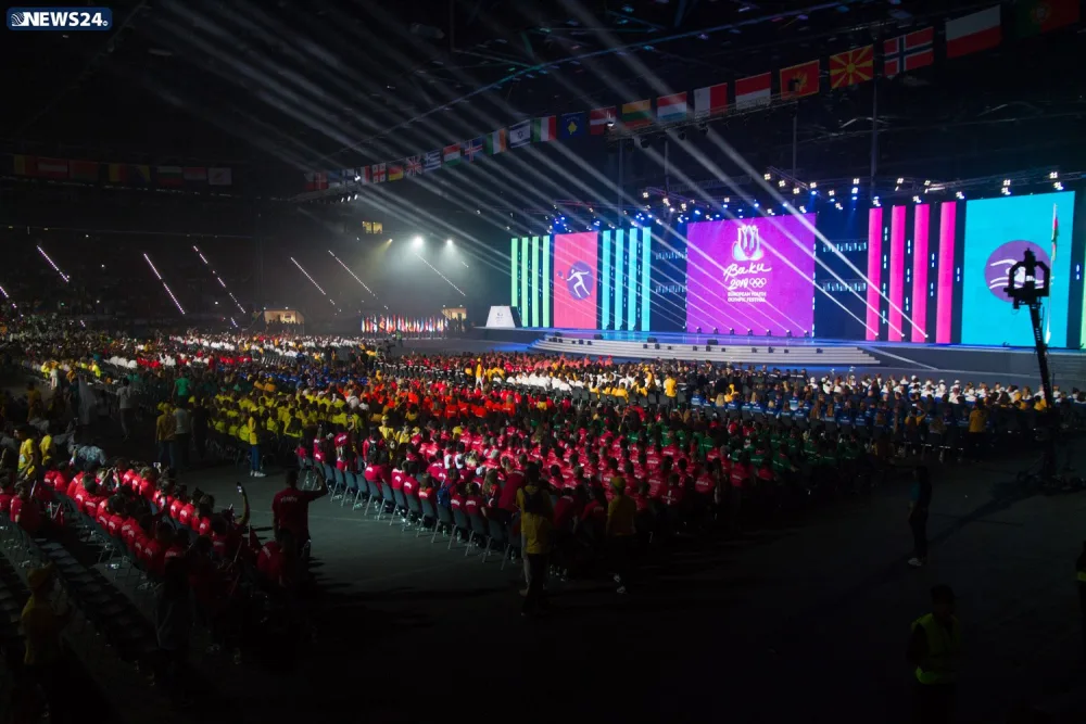 XV Avropa Gənclər Yay Olimpiya Festivalının təntənəli açılış mərasimi keçirilib