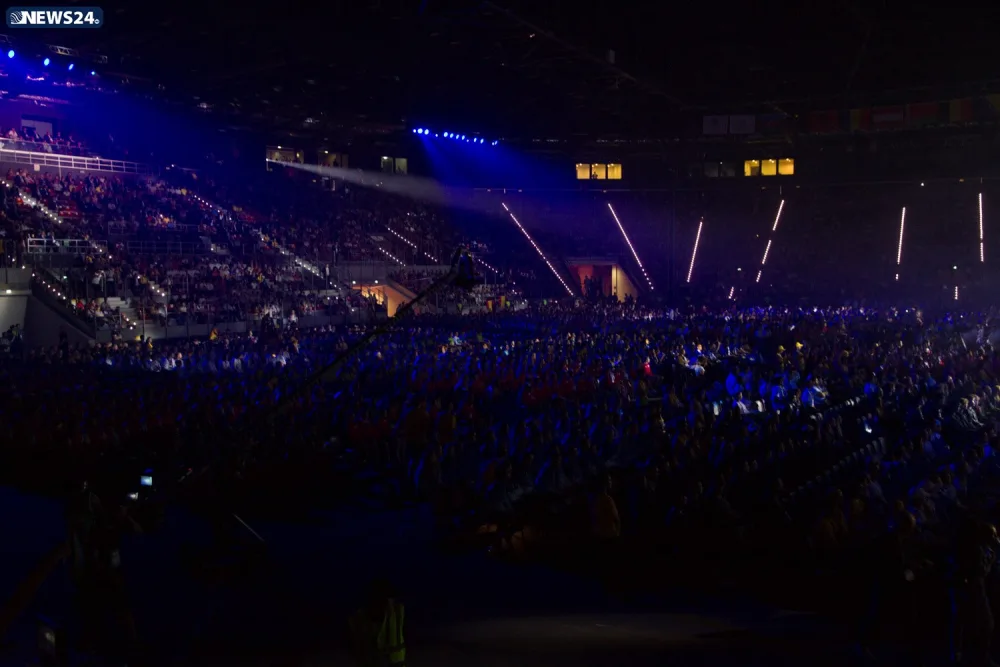 XV Avropa Gənclər Yay Olimpiya Festivalının təntənəli açılış mərasimi keçirilib