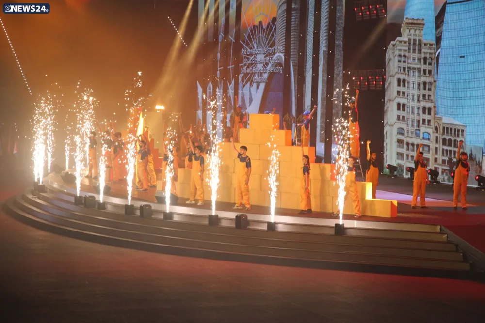 XV Avropa Gənclər Yay Olimpiya Festivalının təntənəli açılış mərasimi keçirilib