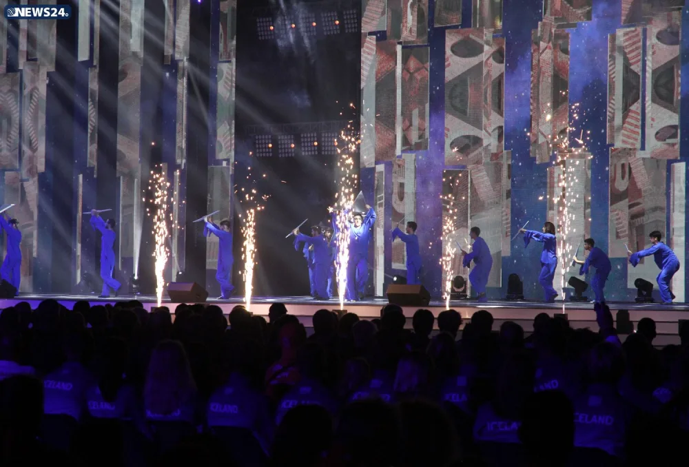 XV Avropa Gənclər Yay Olimpiya Festivalının təntənəli açılış mərasimi keçirilib