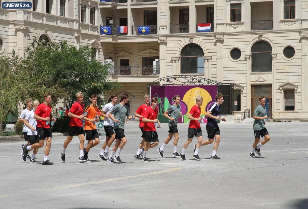 Jurnalistlər Atletlər Kəndində - REPORTAJ-VİDEO