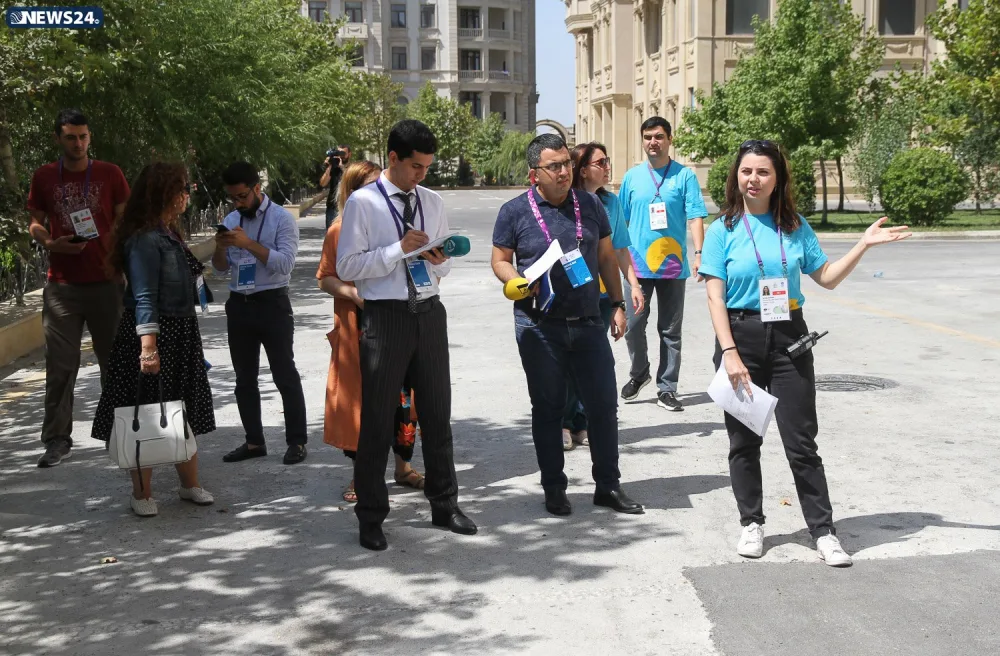 Jurnalistlər Atletlər Kəndində - REPORTAJ-VİDEO