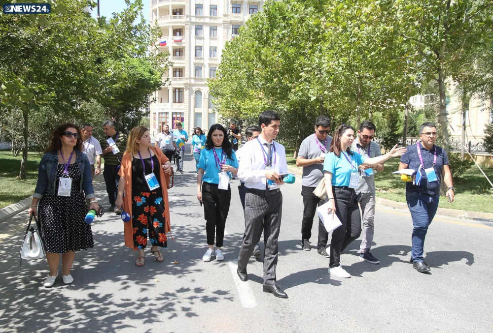 Jurnalistlər Atletlər Kəndində - REPORTAJ-VİDEO