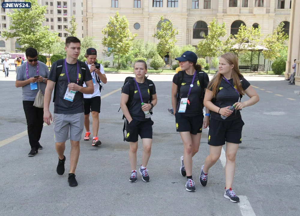 Jurnalistlər Atletlər Kəndində - REPORTAJ-VİDEO