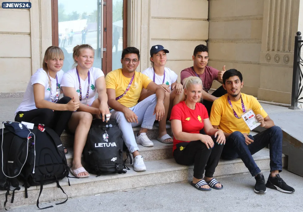 Jurnalistlər Atletlər Kəndində - REPORTAJ-VİDEO