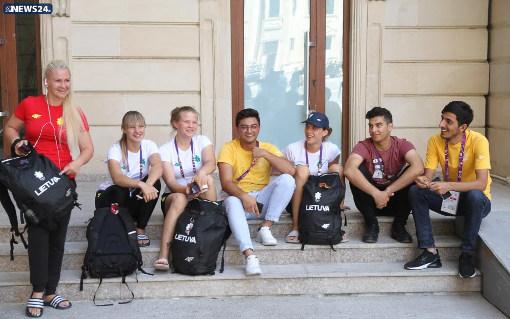 Jurnalistlər Atletlər Kəndində - REPORTAJ-VİDEO