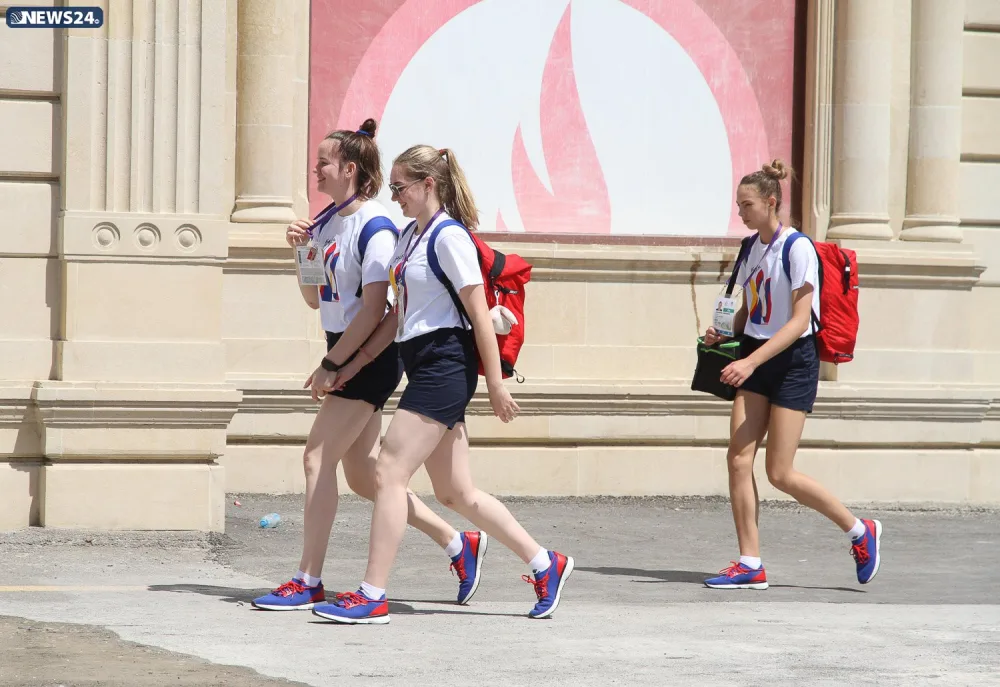 Jurnalistlər Atletlər Kəndində - REPORTAJ-VİDEO