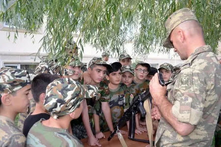 "Gənc Heydərçilər" hərbi-vətənpərvərlik təmayüllü istirahət düşərgəsi - DAVAM EDİR - FOTO