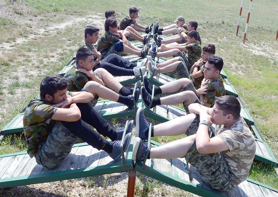 "Gənc Heydərçilər" hərbi-vətənpərvərlik təmayüllü istirahət düşərgəsi - DAVAM EDİR - FOTO