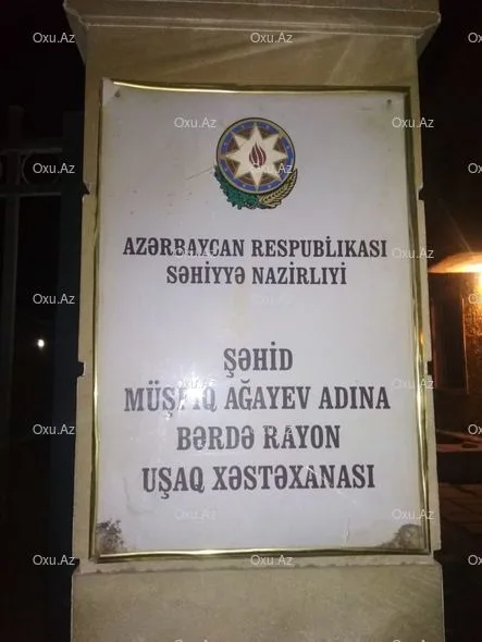 Bərdədə iki oğlan uşağı xəstəxanaya atılıb - FOTO