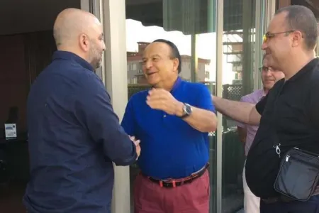 Mübariz Mənsimov Yalçın Rzazadə ilə görüşdü - FOTOLAR