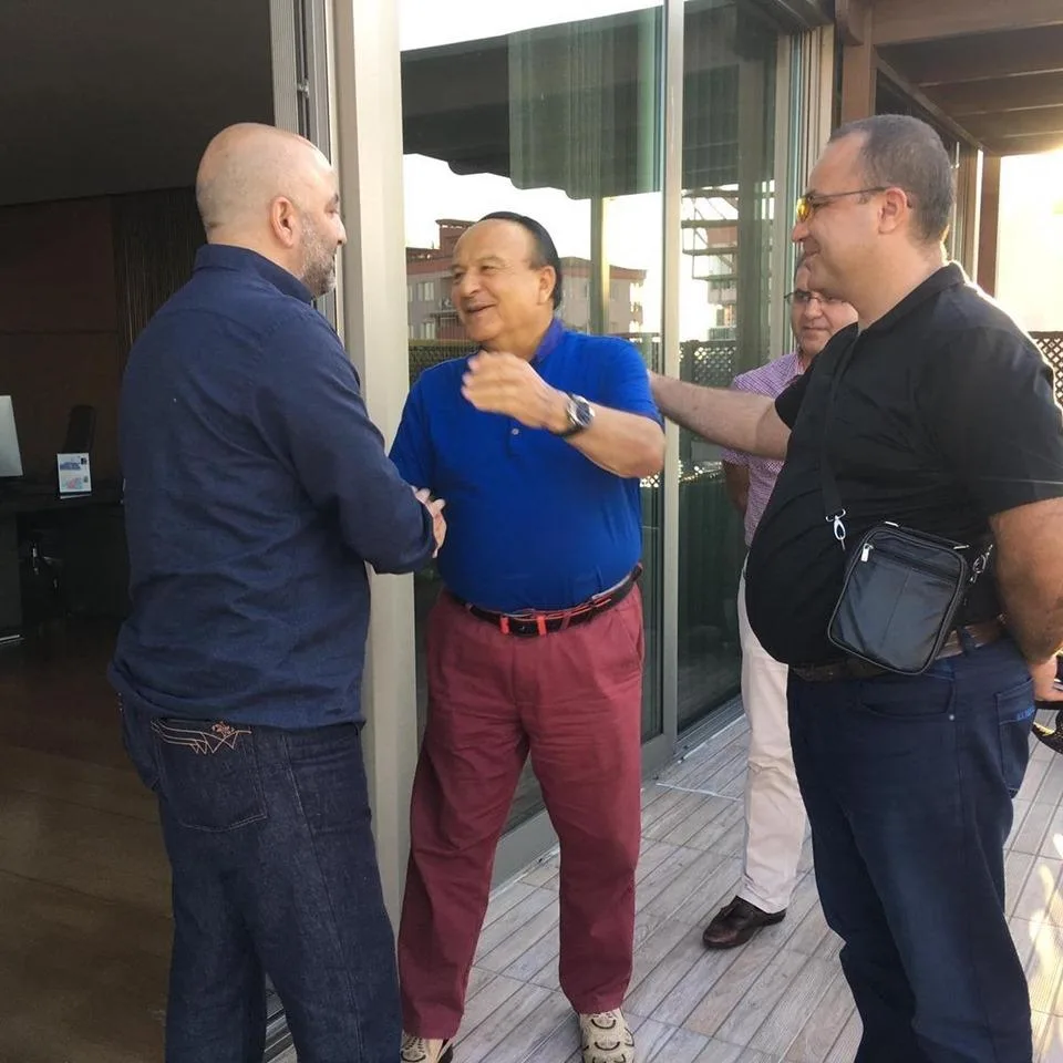 Mübariz Mənsimov Yalçın Rzazadə ilə görüşdü - FOTOLAR