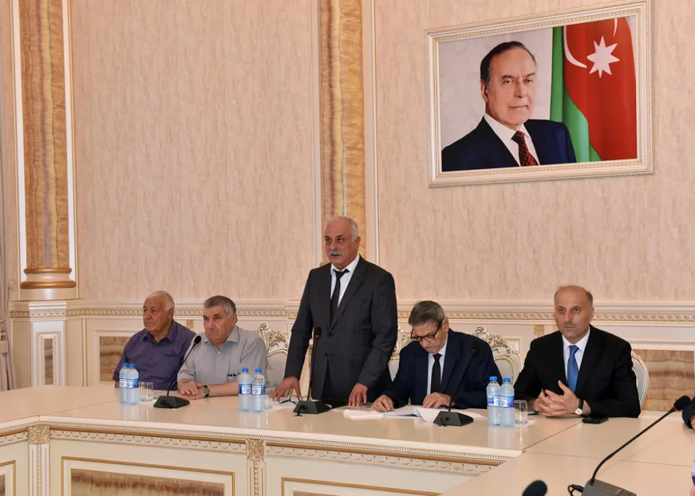 Sumqayıtda Ağsaqqallar Şurasının üzvləri ilə - GÖRÜŞ KEÇİRİLDİ