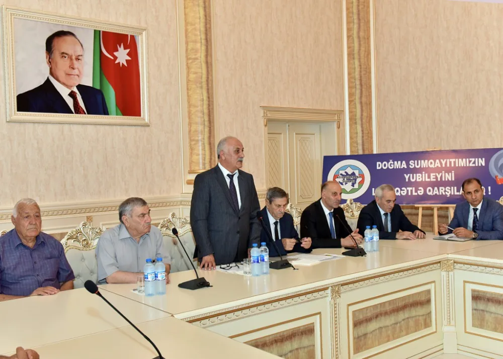 Sumqayıtda Ağsaqqallar Şurasının üzvləri ilə - GÖRÜŞ KEÇİRİLDİ