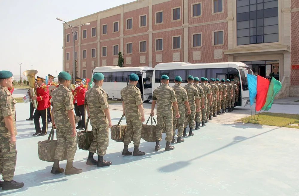 Sülhməramlılarımız Əfqanıstana YOLA SALINDI - FOTO - VİDEO