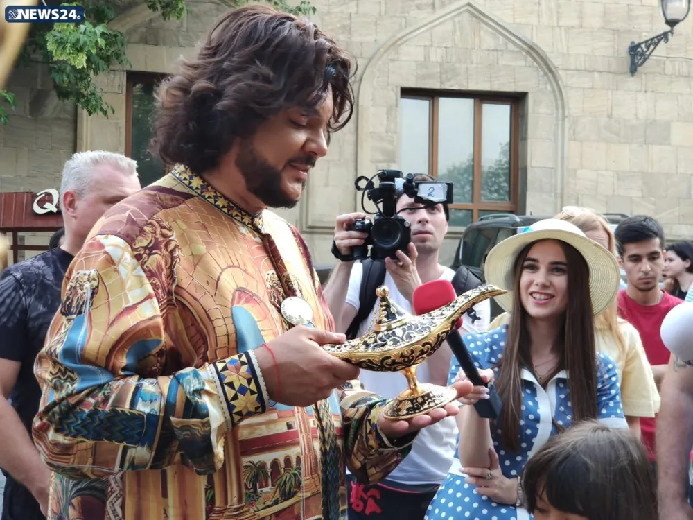 Filipp Kirkorov İÇƏRİŞƏHƏRDƏ - FOTOLAR - VİDEO