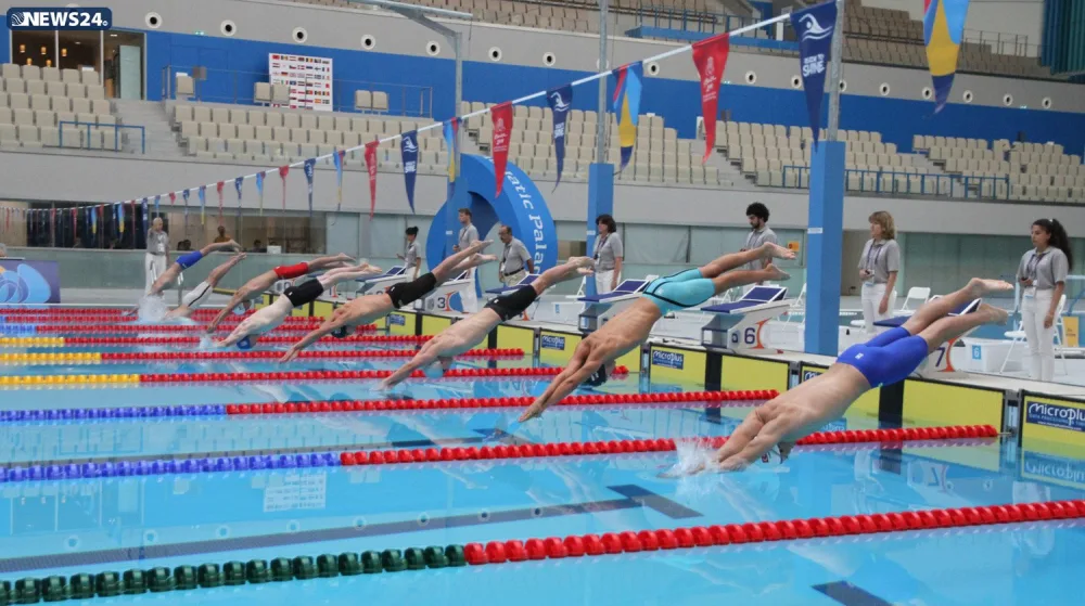 Üzgüçülük yarışlarının növbəti qalibləri müəyyənləşib - FOTOLAR