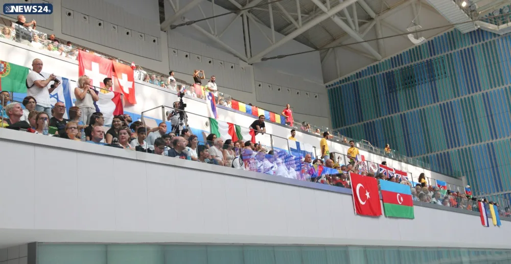 Üzgüçülük yarışlarının növbəti qalibləri müəyyənləşib - FOTOLAR